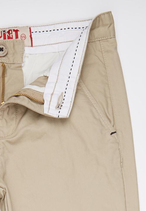 SOVIET - Slim Fit Chino Stone