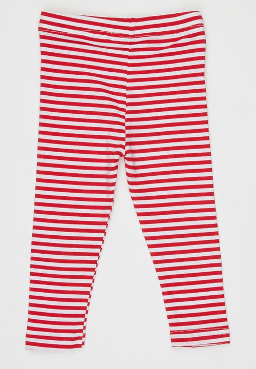Pop Candy - Printed Stripe  Leggings Multi-colour