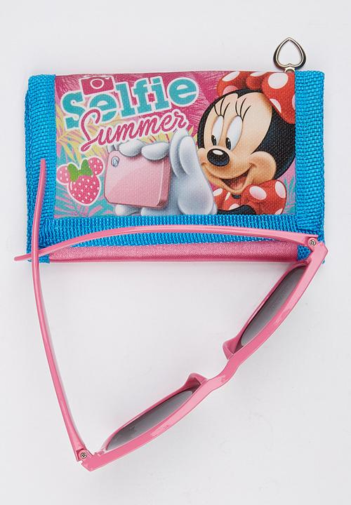 Character Fashion - Minnie Mouse Sunglasses  And Wallet Set Multi-colour