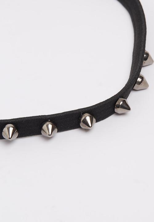 Jewels and Lace - Spike Headbad Black