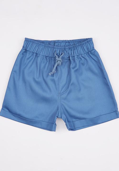 See-Saw - Twill Shorts Mid Blue