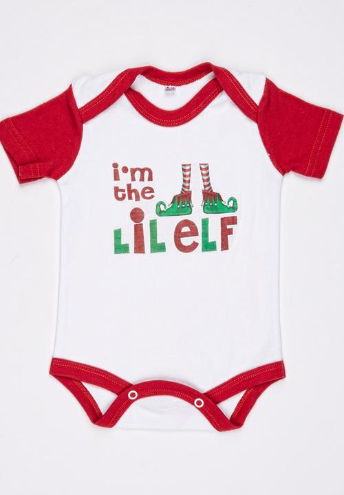 Funky Shop - Im The Lil Elf  Bodysuit White