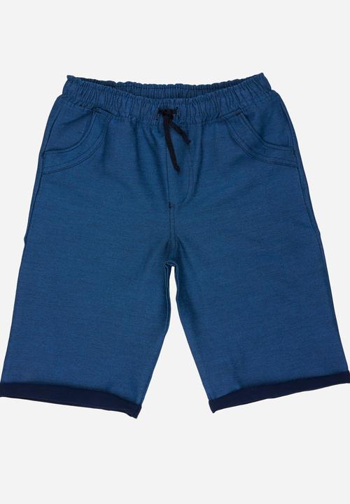 Pop Candy - Boys Denim Short Mid Blue
