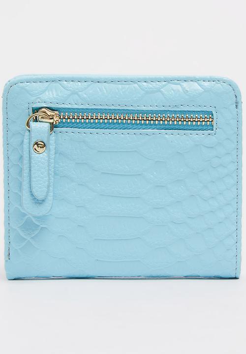 Pop Candy - Girls Printed Zip Purse Blue
