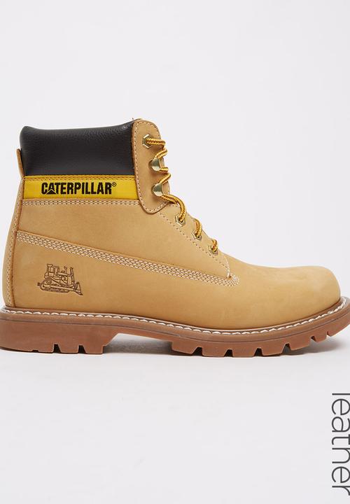 caterpillar tan boots