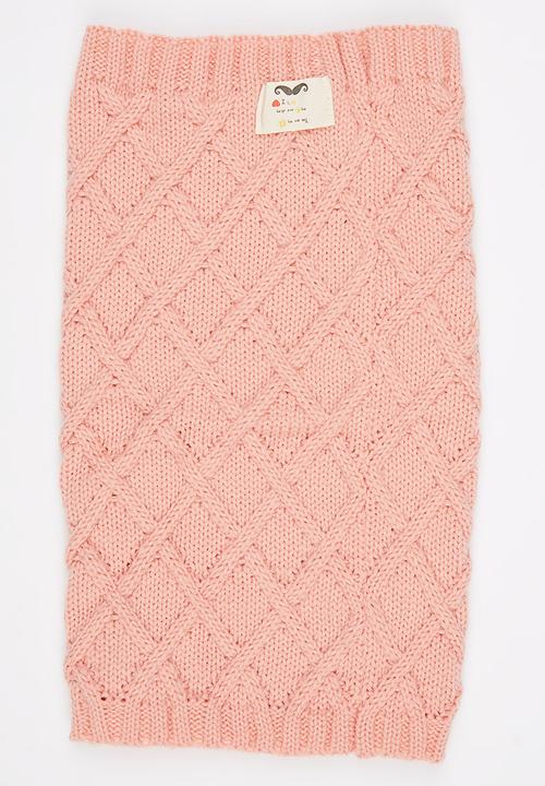 Pop Candy - Knitted Snood Pale Pink