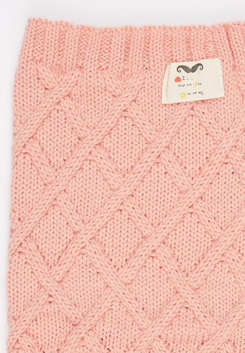 Pop Candy - Knitted Snood Pale Pink