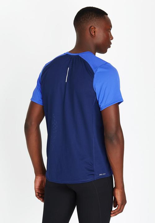 Nike - Nike Dry Miler Running Top Blue