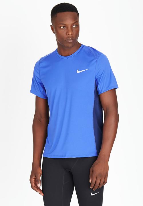 Nike - Nike Dry Miler Running Top Blue