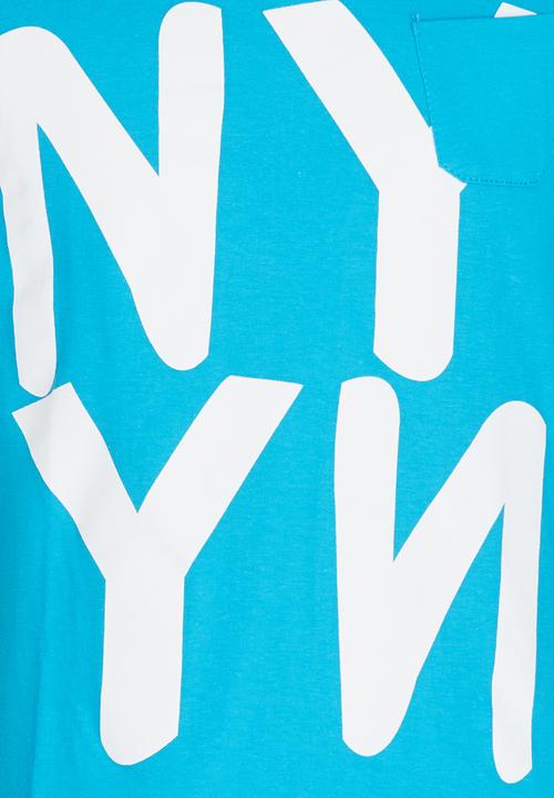 Rebel Republic - Printed T-shirt Blue