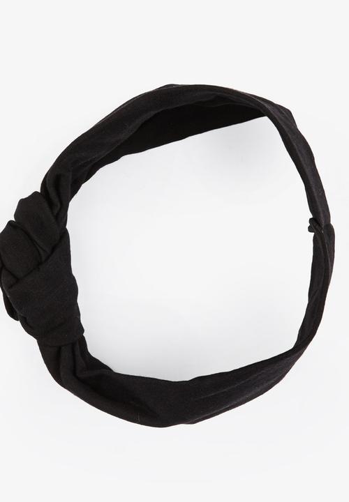 Pop Candy - Knotted Headband Black