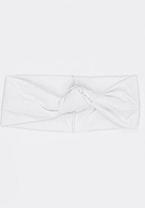Pop Candy - Knotted Headband White