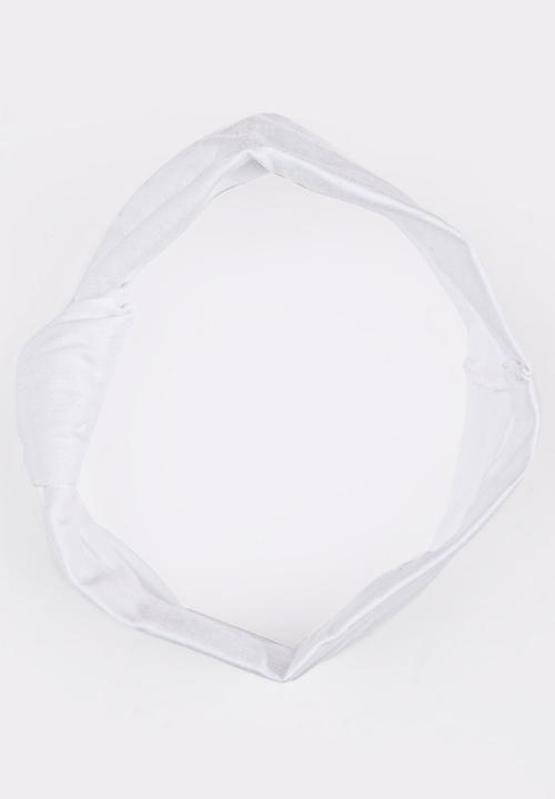 Pop Candy - Knotted Headband White