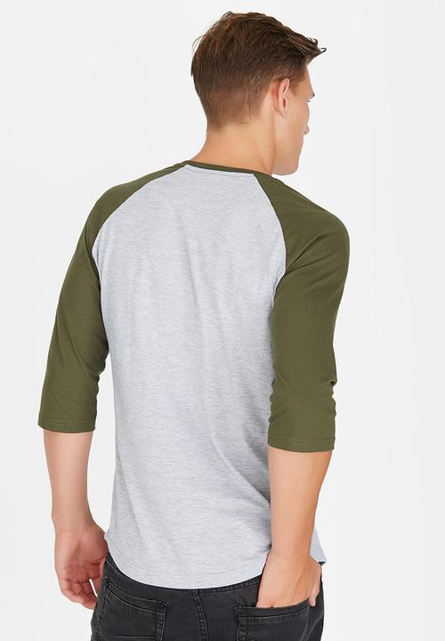 DC - Rebuilt 2 Raglan T-Shirt Grey