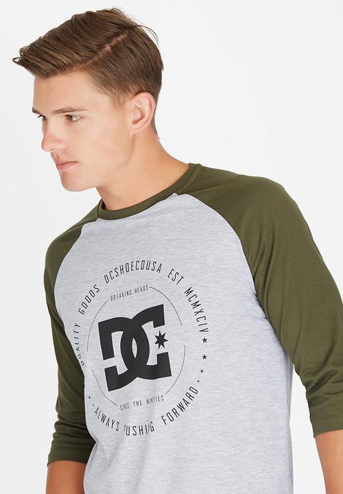 DC - Rebuilt 2 Raglan T-Shirt Grey