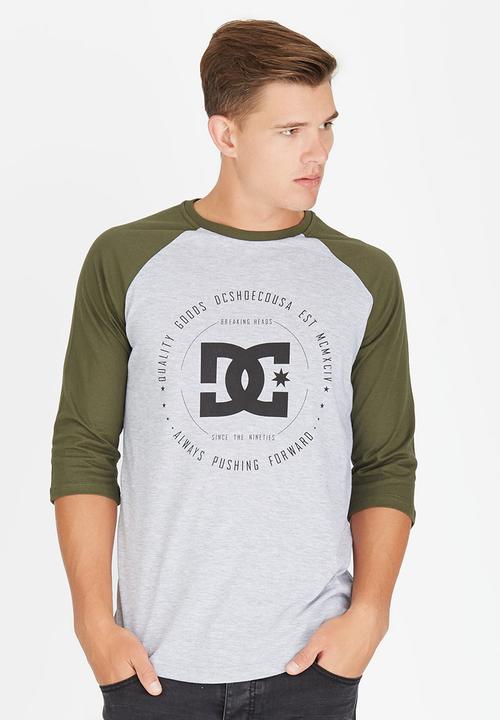 DC - Rebuilt 2 Raglan T-Shirt Grey