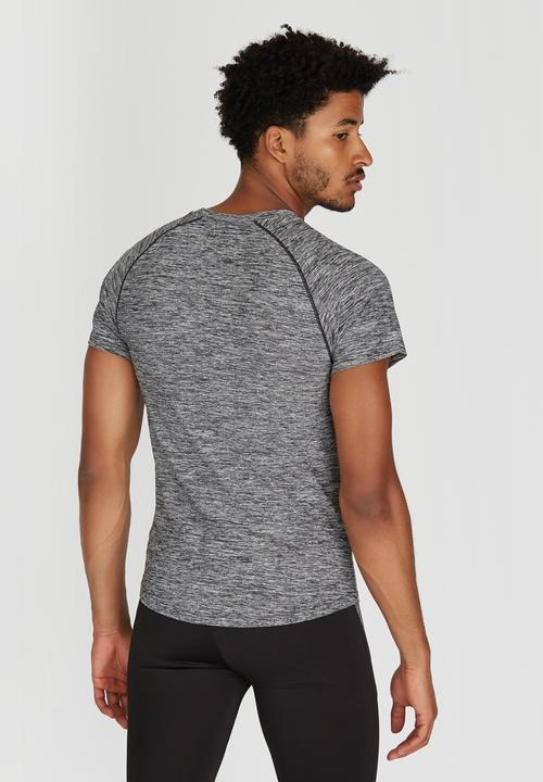 Lithe - Spandex Short Sleeve Tee Dark Grey