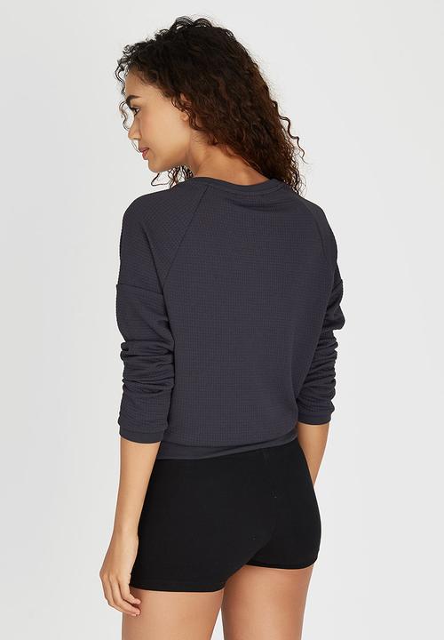 ONLY Play - Dev Cropped Sweat Shirt Black
