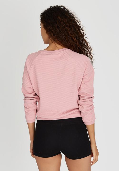 ONLY Play - Dev Cropped Sweat Shirt Mid Pink