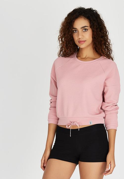 ONLY Play - Dev Cropped Sweat Shirt Mid Pink
