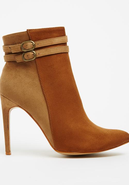 High-heel Ankle Boots Camel/Tan Sissy 