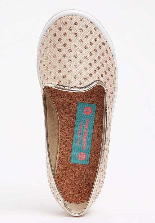 Molekinha - Glitter Detail Slip-on Sneaker Rose gold