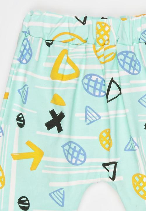 Pop Candy - Printed Leggings (Triangles) Multi-colour