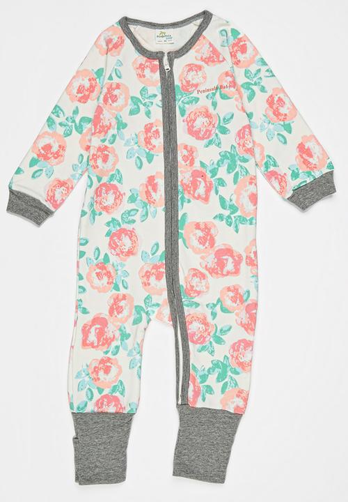 Peninsula Baby - Printed Sleepsuit Pale Pink