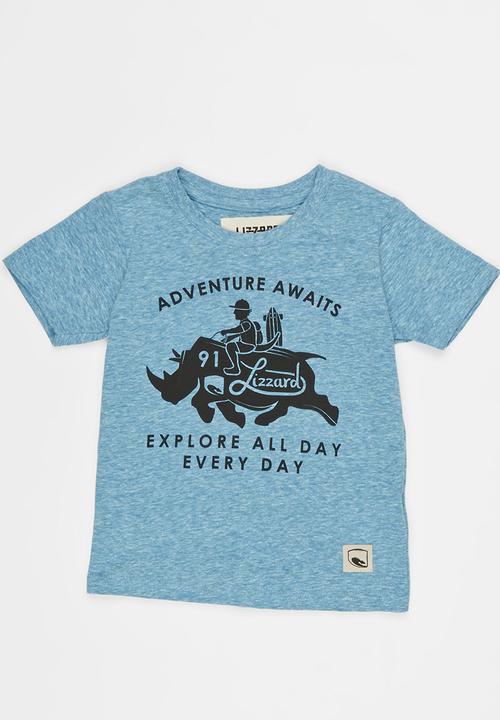 Lizzard - Delano Tee Pale Blue
