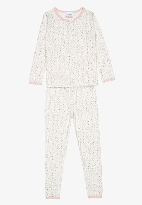 Pop Candy - Girls  PJ Set White