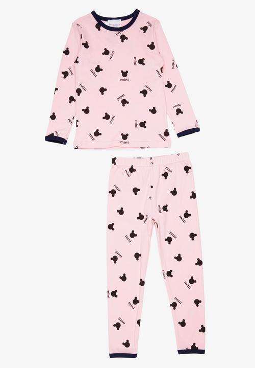 Pop Candy - Girls  PJ Set Multi-colour