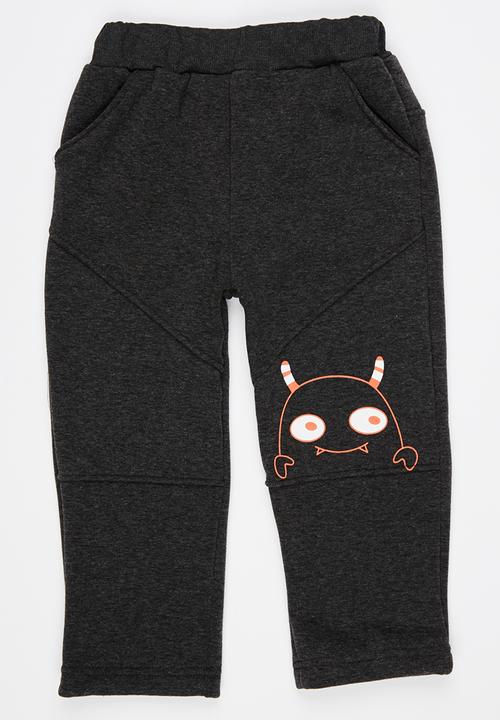 Pop Candy - Monster Sweat Pants Grey Melange
