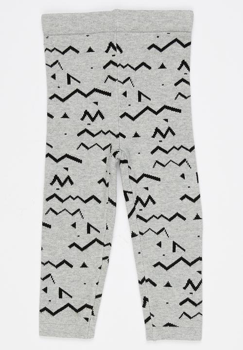 Pop Candy - Double Knit Legging Grey Melange