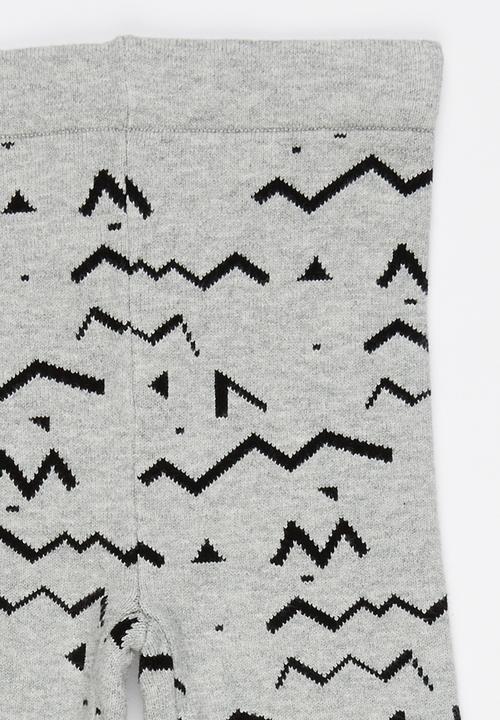Pop Candy - Double Knit Legging Grey Melange