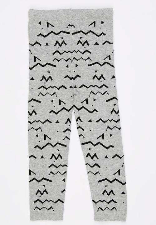 Pop Candy - Double Knit Legging Grey Melange