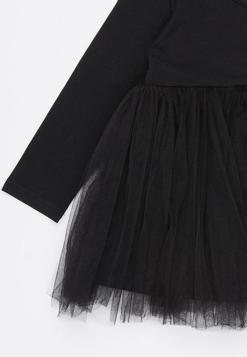 Pop Candy - Combo Dress Black