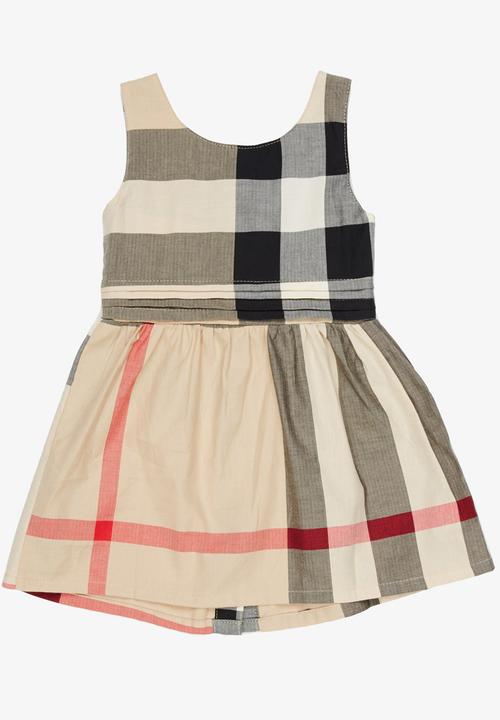 Pop Candy - Check Dress Cream