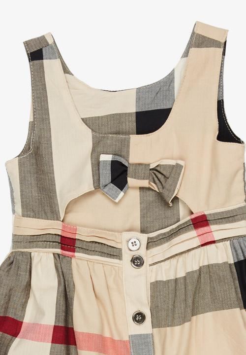 Pop Candy - Check Dress Cream
