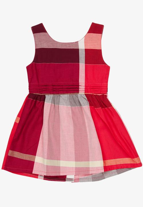 Pop Candy - Check Dress Mid Pink
