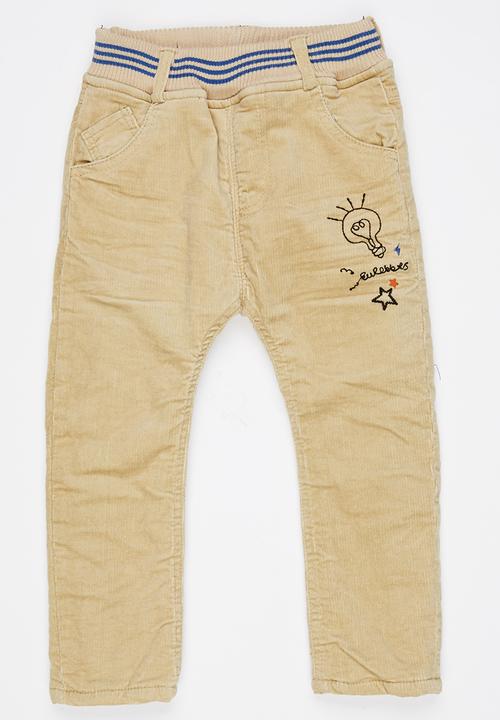 Pop Candy - Cord Pants Stone