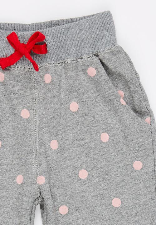 Pop Candy - Printed Sweatpants Grey