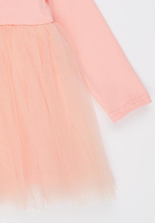 Pop Candy - Combo Dress Pale Pink