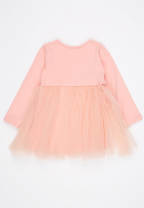 Pop Candy - Combo Dress Pale Pink