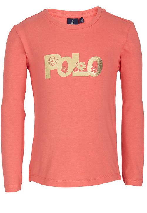 POLO - Kayla Ls Printed Te Coral