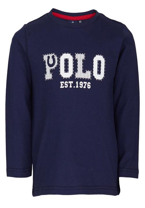 POLO - Classic Ls Crew T-Shirt Navy