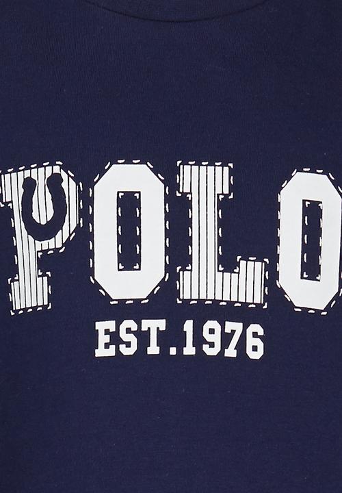 POLO - Classic Ls Crew T-Shirt Navy