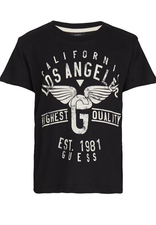 GUESS - La Winged  Tee Black