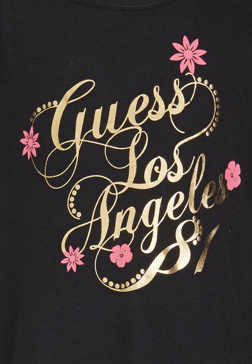 GUESS - Guess LA 81 Tee Black