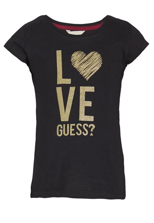 GUESS - Love Guess Tee Black