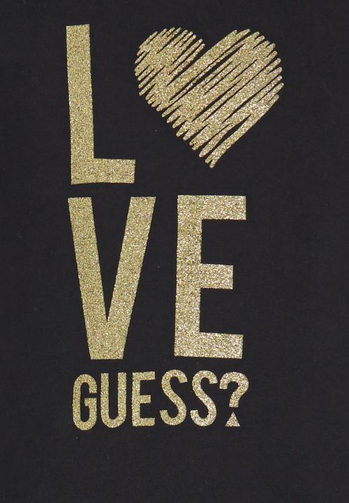 GUESS - Love Guess Tee Black